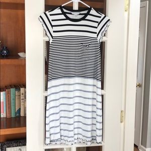 American Eagle Striped T-shirt Dress